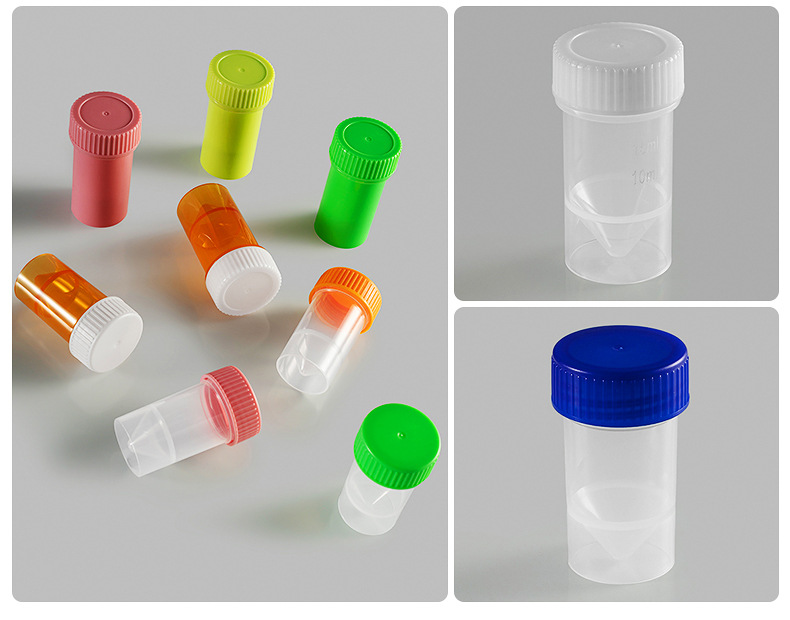 10ml 15ml 50ml Lab Sterile High Speed Self Standing Conical Plastic Centrifuge Tube Cryo Size