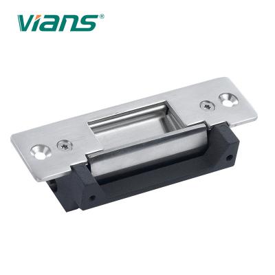 Stainless Steel Fail Safe Electric Strike Gate Lock Short Panel For Wooden /Metal/ PVC Door