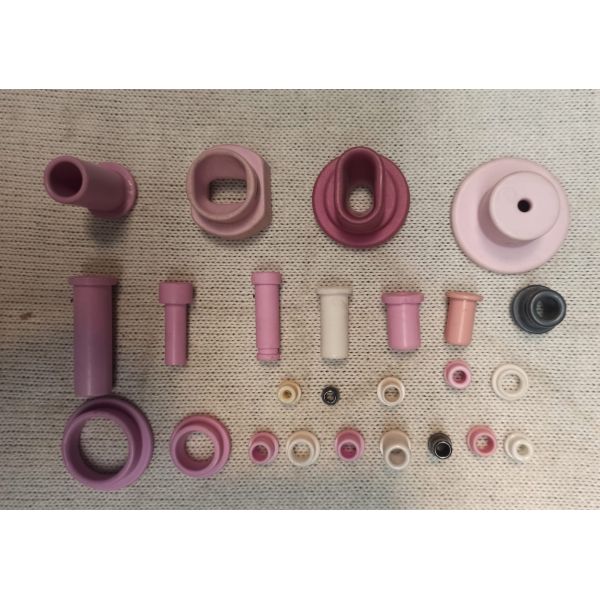 Various Textile Ceramics – Real Product Photography, Comprehensive Range of Ceramic Thread Guides, Tensioners & Wear Parts for Textile Machinery