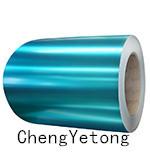 Metallic Grain Aluminum Sheet Metal Roll , SMP Coating Painted Aluminium Coil