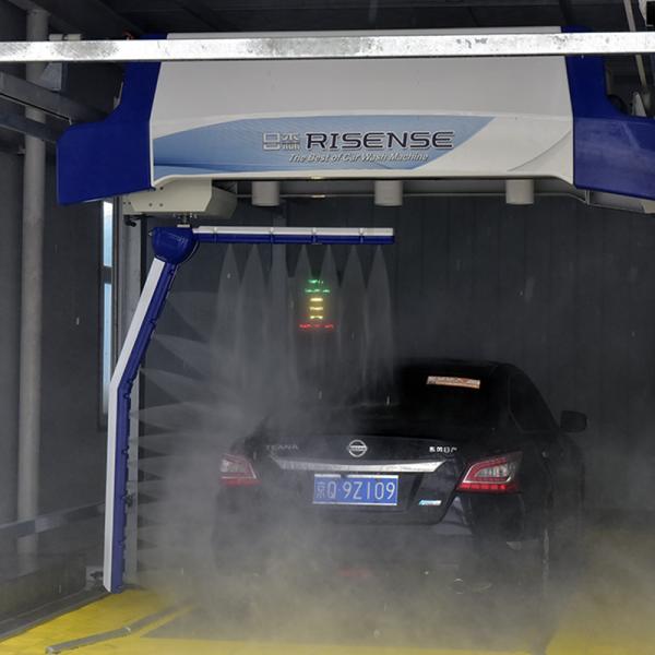 Qingdao Risense 360 Full Automatic Car Wash Equipment Touch Free Car Wash with air Dryer and lava Shampoo