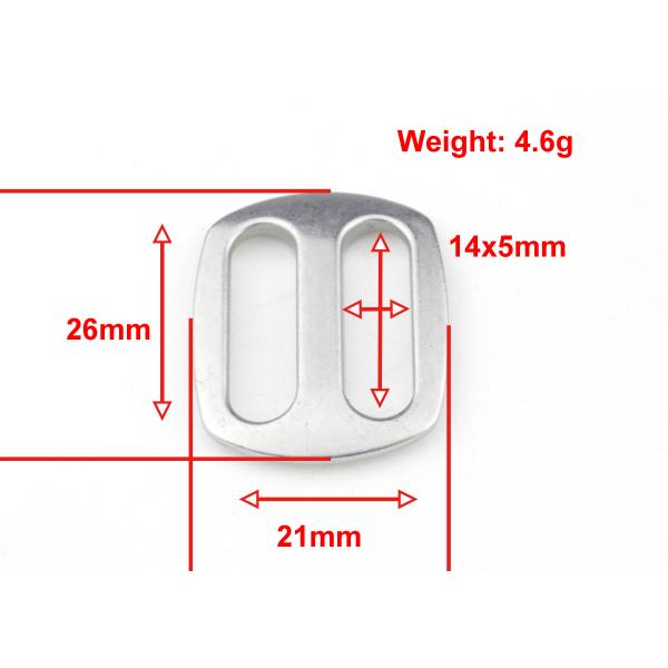 Decorative Metal Adjustable Strap Buckle Zinc Alloy For Handbags K2149