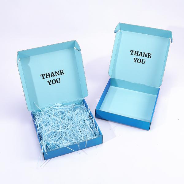 Retail Stand Box Folders Durable Corrugated Paper Packaging Box with Shredded Paper