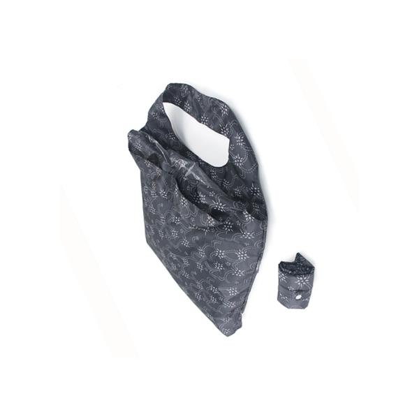 Black 190T Foldaway Tote Bag Washable Foldable Beach Bag