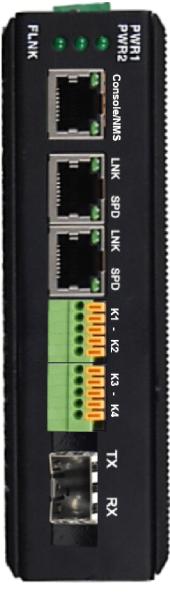 Système serveur Ethernet industriel 2xRS232/422/485