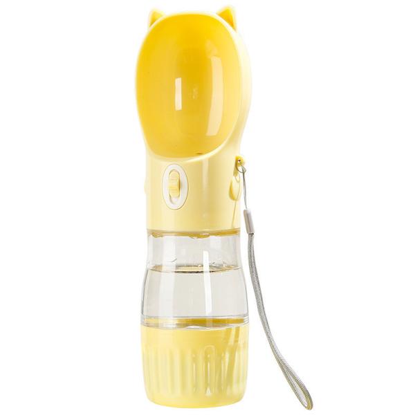 Muchos colores de plástico para caminar al aire libre portable taza de bebida para perros caldera para mascotas