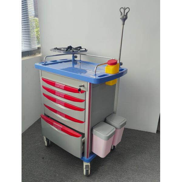 ABS Emergency Medical Equipment Trolley Hospital Medicine Cart Nursing Trolley Hospital Equipment