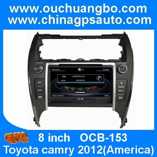 Ouchuangbo Toyota camry 2012(America) audio GPS sat navi with 4G flash Spanish language radio OCB-153
