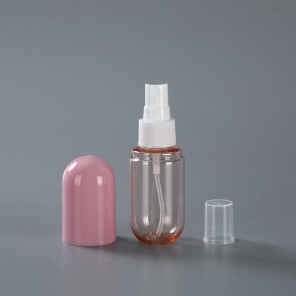 40/60 ml SPRAYER PUMP PET Capsule Spray Flask em cores bonitas para água de essência portátil