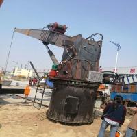 Grau Marine Hydraulic Crane Telescopic Boom da rotação 360 com sistema de segurança