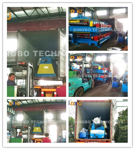 1000mm Galvanized Steel Roof Tile Forming Machine Hydraulic Cutting