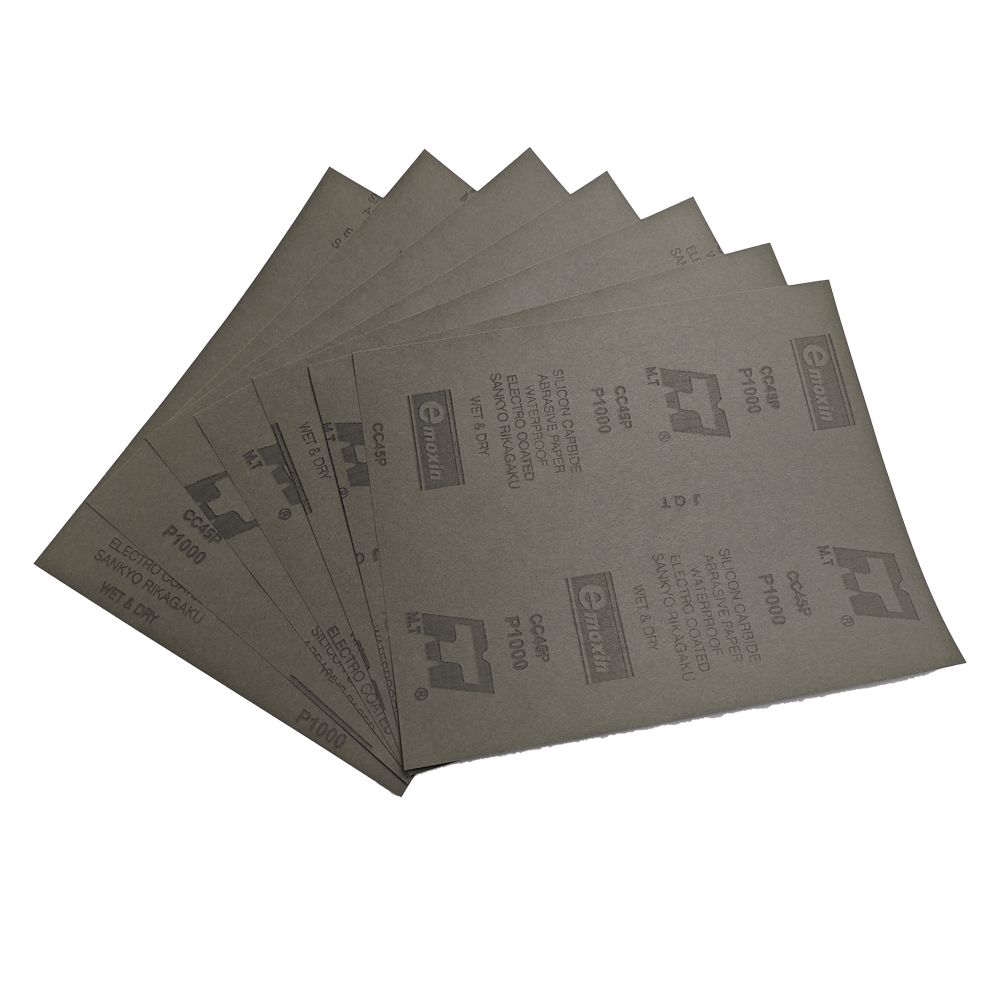 Wet Dry 230*280mm Black Silicon Carbide Sandpaper sheet for Hand Sanding