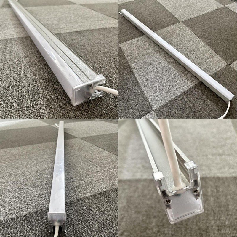 Waterproof IP67 RGB LED Linear Profile Light DMX512 Control Recessed Lighting