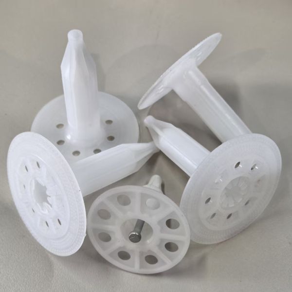 Integrated Plastic Insulation Board Nails For Exterior Wall Insulation Fixing Anchors