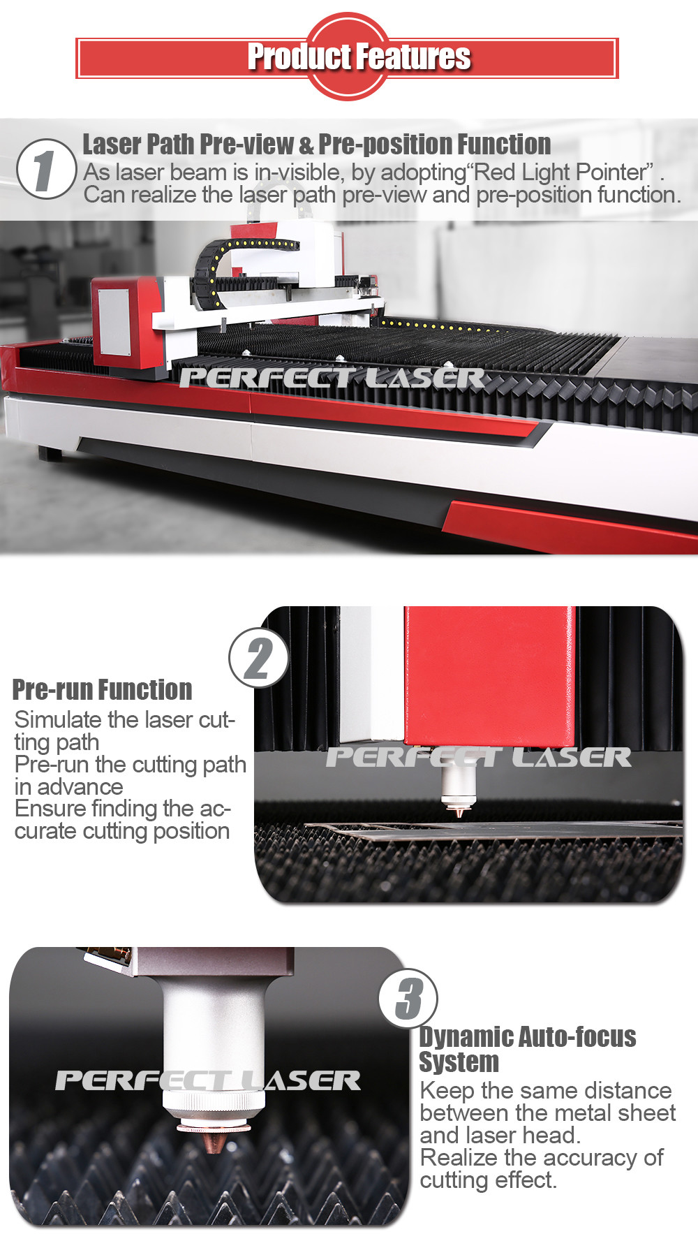 3000*1500 мм многомощная высокоскоростная CNC режущая машина для алюминия / углеродистой стали