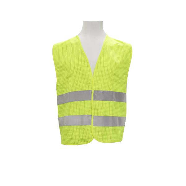 Workwear видимости решетки 100% полиэстер 180GSM жилет безопасности высокого дневной
