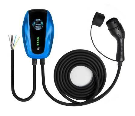 Fast EV Charger Wall Mount IP54 32 Amp EV Charger Level 2 Wallbox