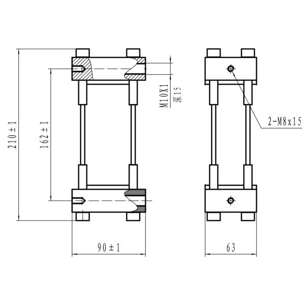 RXS-D High Power Water Cooled Resistor