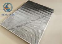 Painel de Vee Wedge Wire Mesh Grids, tamanho de aço inoxidável do entalhe da tela 0.7mm da peneira