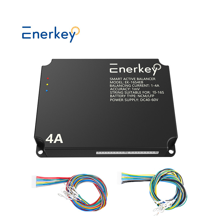Enerkey 2A 4A Умный активный балансировщик 15S 16S Lifepo4 / Литий-ионный батарейный эквалайзер для электрического велосипеда