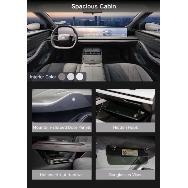 For Galaxy E8 2025 Medium Large Pure EV Sedan Electric Car 575km CLTC 62kWh Battery 250kW Motor High Quality