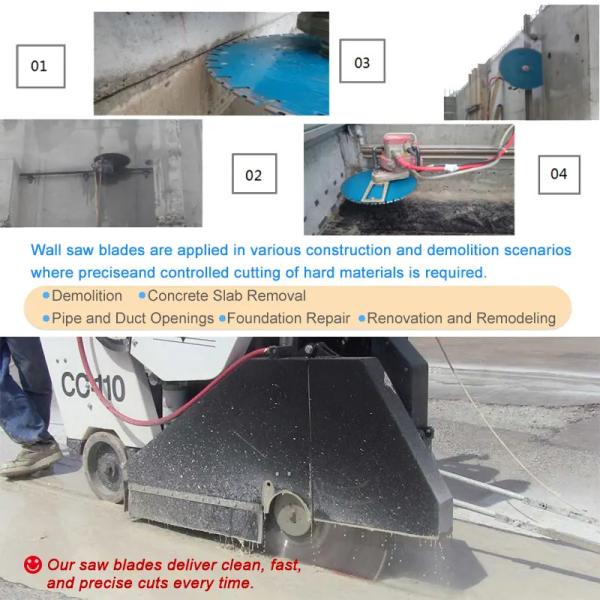 Grande diâmetro 800mm cortador de concreto lâmina de serra de parede de diamante para cortar demolição construção de concreto reforçado