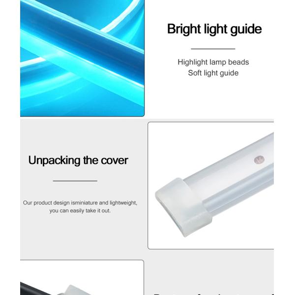 Couleur 300mm de bande à tube en ruban du phare LED de voiture de secours double 450mm 600mm