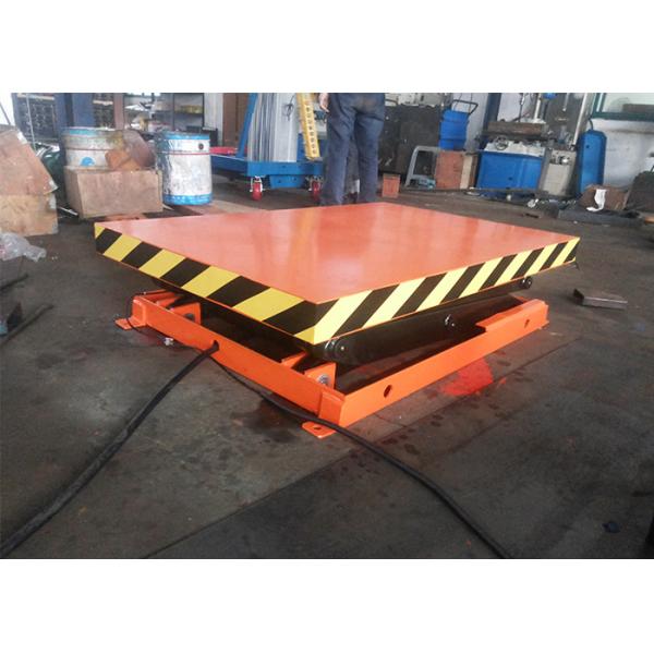 1000kg Stationary Scissor Lift Table With Max Lift Height 1000mm 1.5kw Power