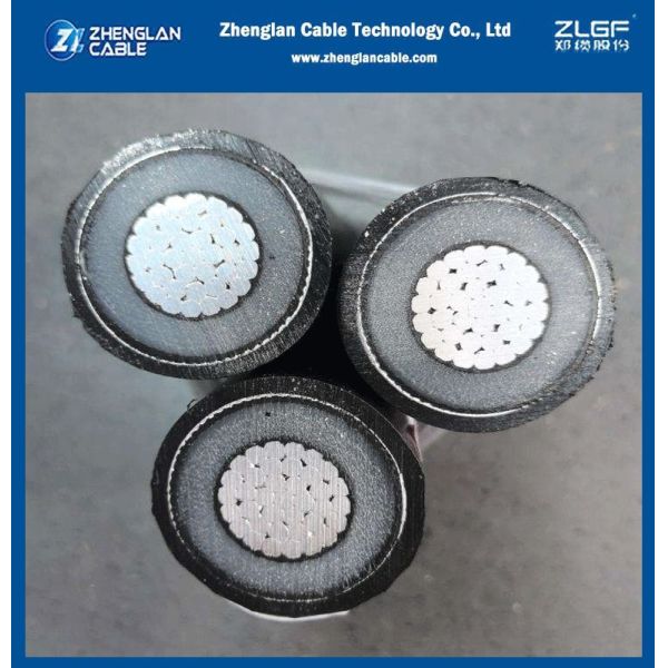 Medium Voltage Underground Cable 18/30/36kV NFC 33 226 with 3Cores 1Core 120mm2 Alu Conductor