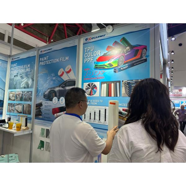 Black Matte Satin PPF 190 Microns TPU Car Paint Protection Film