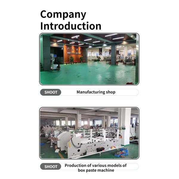 CQT 800 Caixa de cartão/corrugada de linha reta Máquina de colagem de pasta semi-automática