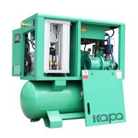 O laser que corta o compressor de ar integrado barra do parafuso de 15KW 20HP 16 montou com tanque do ar e secador do ar