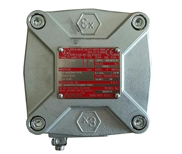 Stainless Steel WSNF8327B102MO ASCO Flameproof Solenoid Valve 3 Way 2 Position