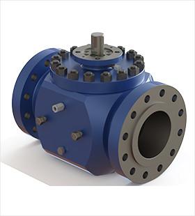 BW / Flanged End Connections Top Entry Trunnion Mounted Ball Valve One Piece Type Body