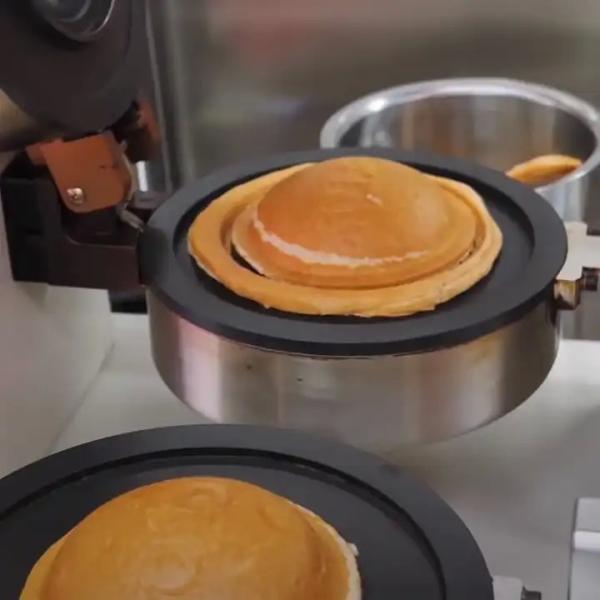 OVNI pão hambúrguer prensa elétrica biscoito comercial máquina de hambúrguer de carne de aço inoxidável equipamento de lanche casual