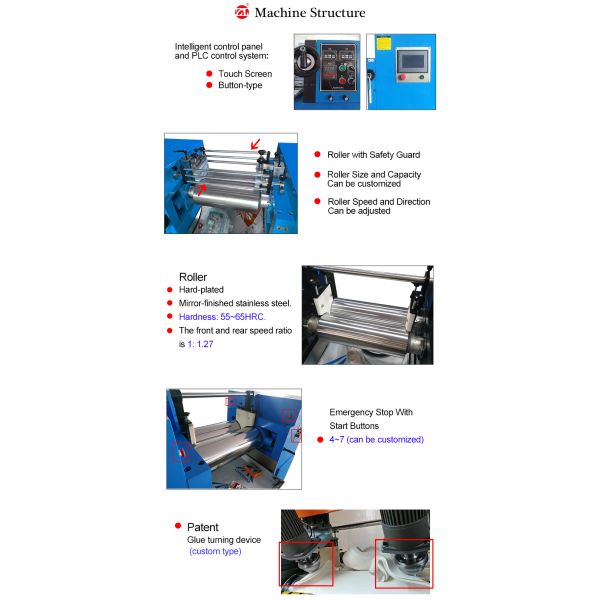 2 Inch Desktop Lab Rubber Open Two Roll Mixing Mill