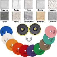 4 polegadas 50-8000 Grit Concrete Polishing Pads Wet/seco
