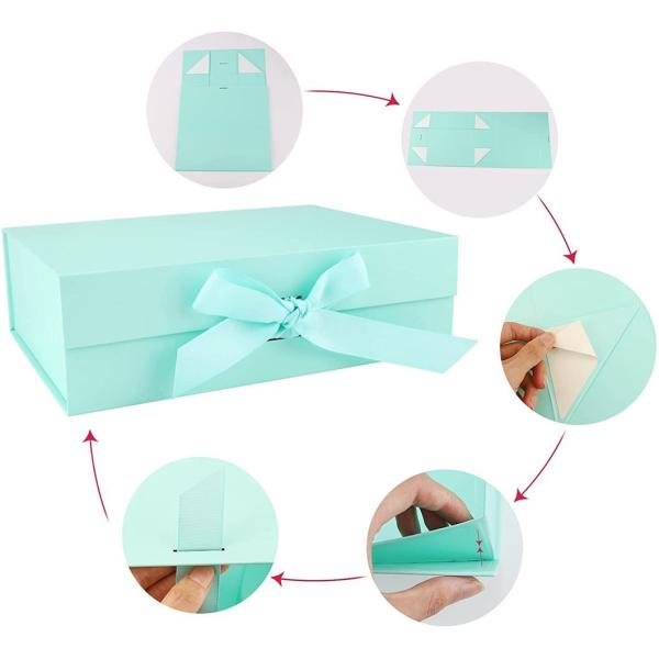 Cosmetic Cardboard Folding Gift Box Perfume Lipstick Paper Carton Box Magnetic Closure