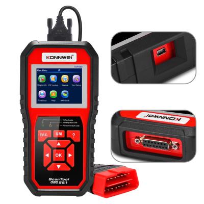 Lecteur de code de défaut de moteur d'outil de diagnostic de voiture de Konnwei KW850 d'ABS OBD2