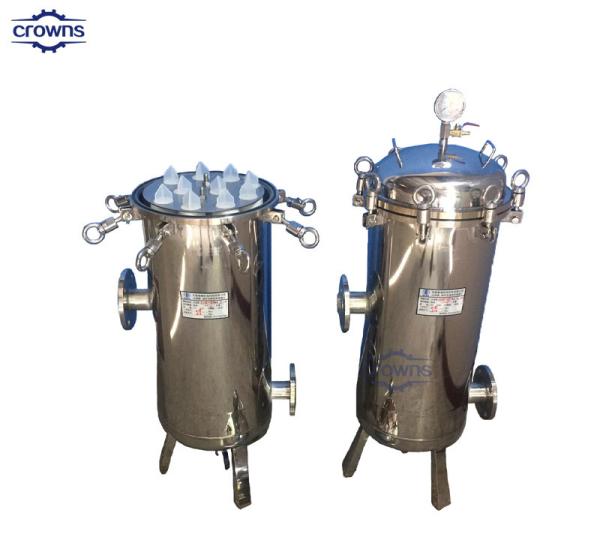CE aprovar industrial Piscina de aço inoxidável Bactérias Multi cartucho filtro para tratamento de água