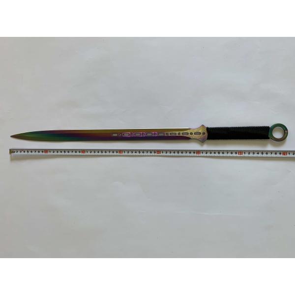 Fishbone Nylon Handle Hunting Knife HRC50 To 55 Titanium Hand Polished