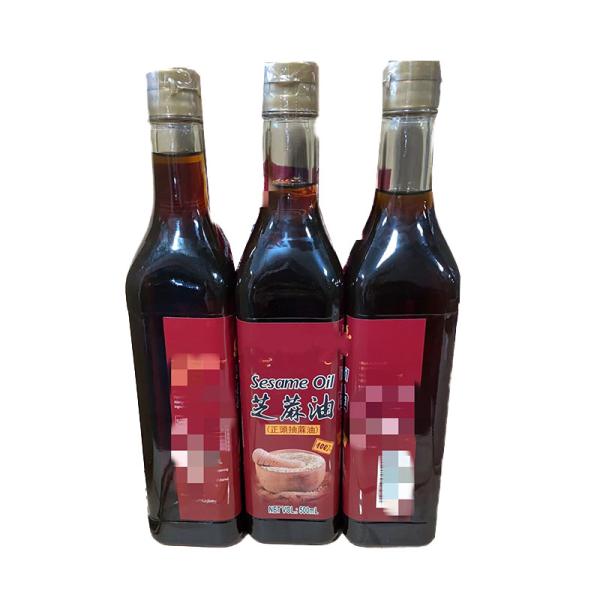 Pure Cold Pressed Black Mixed Blended Sesame Seed Oil A Flavorful Addition to Your Kitchen