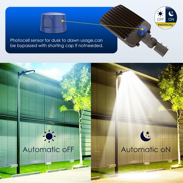 150Lm/W LED Area Light 100W-500W Energy Saving With Motion Sensor