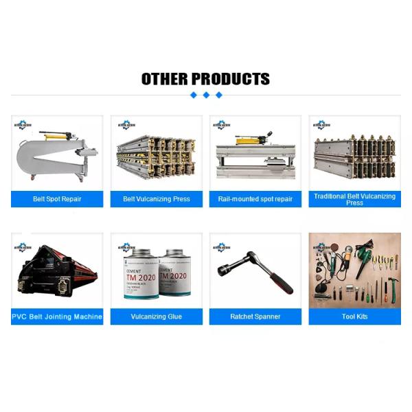 Refrigeración por agua de la banda transportadora de la reparación del vulcanizador del uso caliente de goma eléctrico de la explotación minera