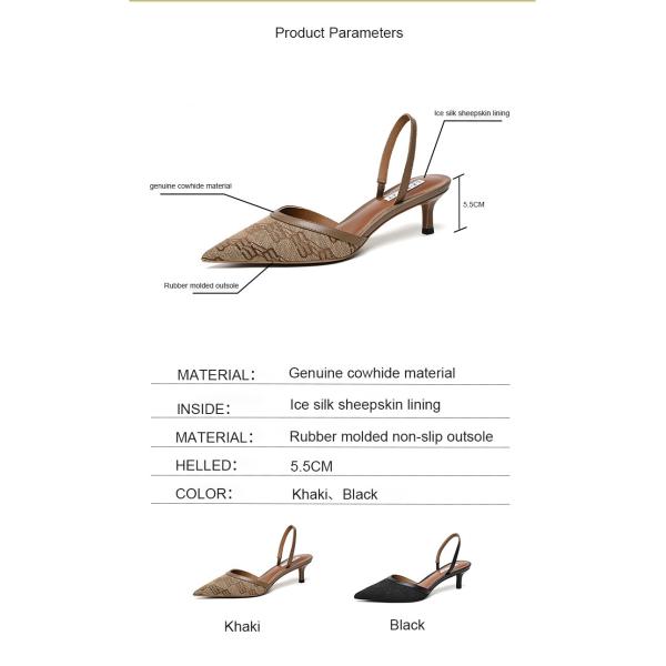 Mature And Sexy Women'S High -Heeled Shoes Lace Shoe Women'S High -Rich Sandals