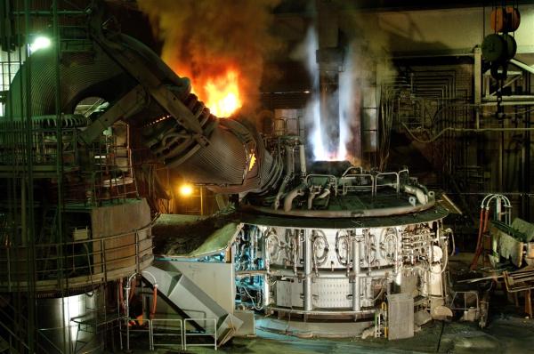 Computer - Controlled Electric Arc Furnace Round Compressed Air System ISO Certification