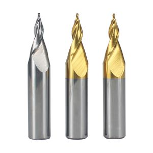 YingBa Tungsten Carbide CNC Cutter Mini Character Carving Knife with 25° Helix