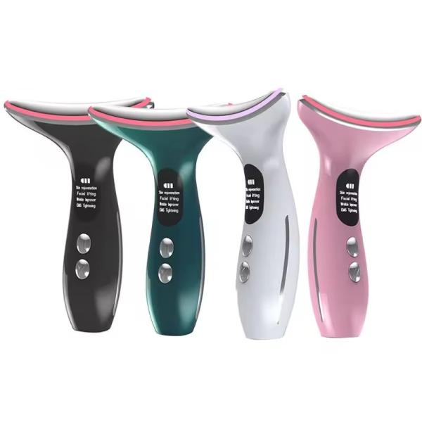 Neck and Face Lifting Treatment Waterproof Skin Tightening Vibration Massager 4 Modes