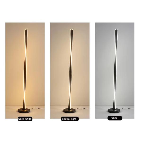 Contemporáneo Retro Moderno Minimalista Acrílico LED Parador de luz de pie Sofá lateral Casa Decoración de la cama Lámpara de piso Morden