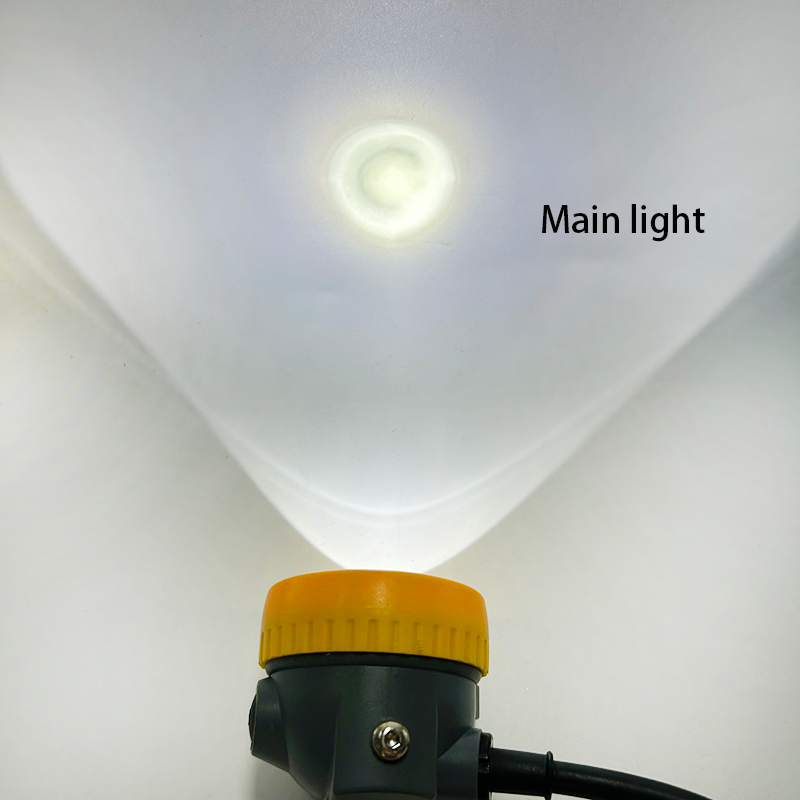 Corded Mining Head Lamp 15000 Lux Underground Mining Safety Helmet with Lamp Waterproof Lithium Ion Battery IP68